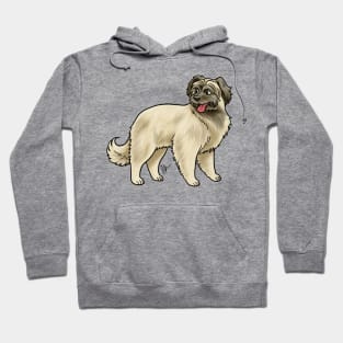 Dog - Pyrenean Shepherd - Fawn Hoodie